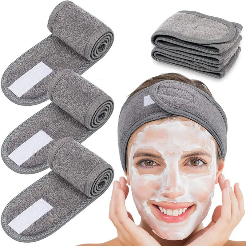 Women Adjustable SPA Facial Headband