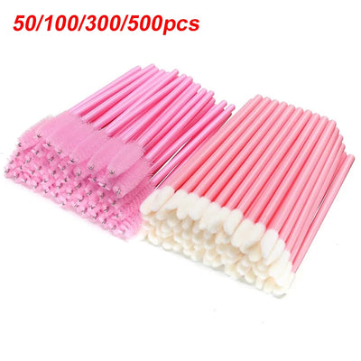 Eyelash Brushes Disposable Eyebrow | Eyelash Spoolies Mascara Wands Applicator