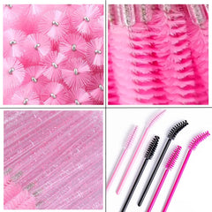 Eyelash Brushes Disposable Eyebrow | Eyelash Spoolies Mascara Wands Applicator