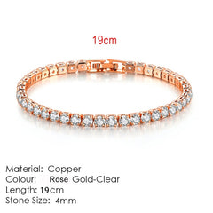 Fashion Multicolor Tennis Bracelet for Women